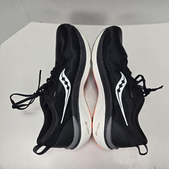 Saucony Men's Freedom Crossport Black and White Neon Running Shoes Size 13 - Picture 3 of 12